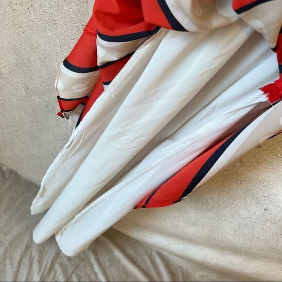 Eliza J Scarf Print Crepe de Chine Fit & Flare Sleeveless Maxi Dress - Picture 7 of 16